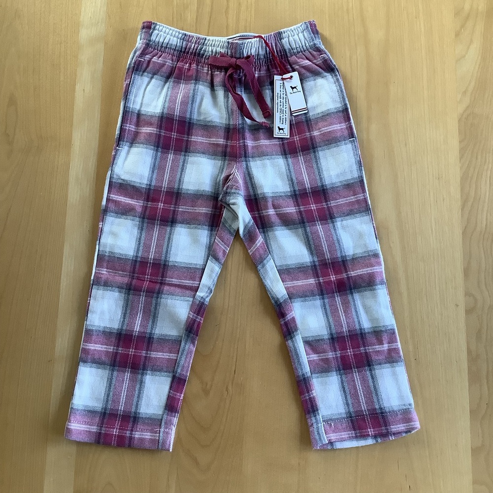 NWT The Black Dog Girls Flannel Pants 2T